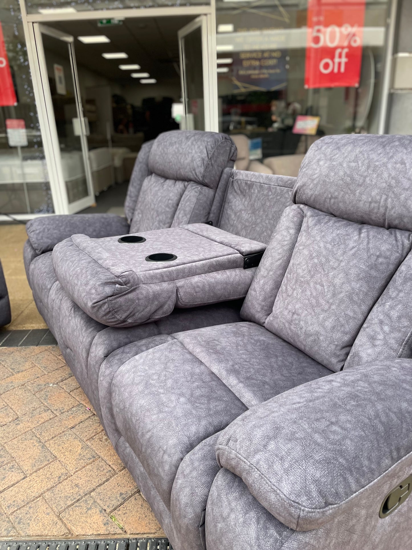Ex-Display Buenos Recliner Sofa Suite