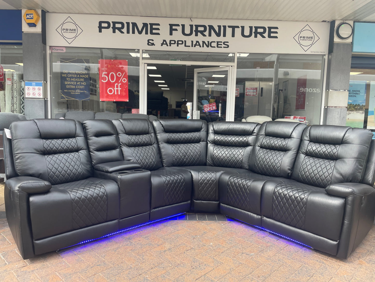 Harrison Lux Power Recliner Corner Sofa