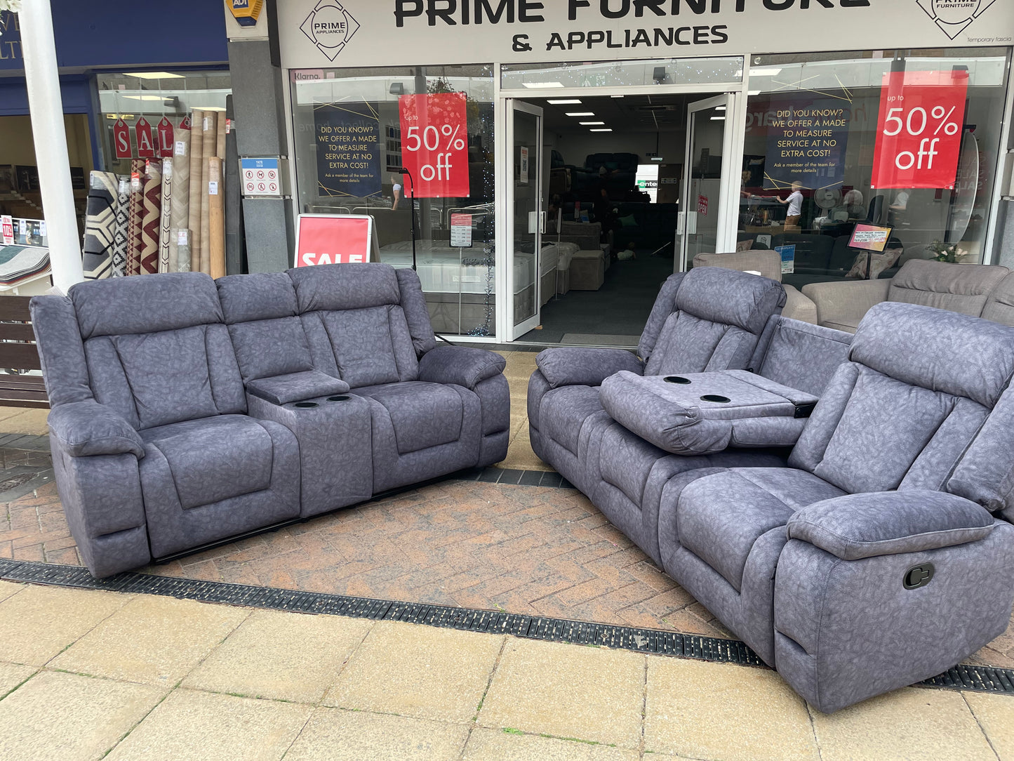 Ex-Display Buenos Recliner Sofa Suite