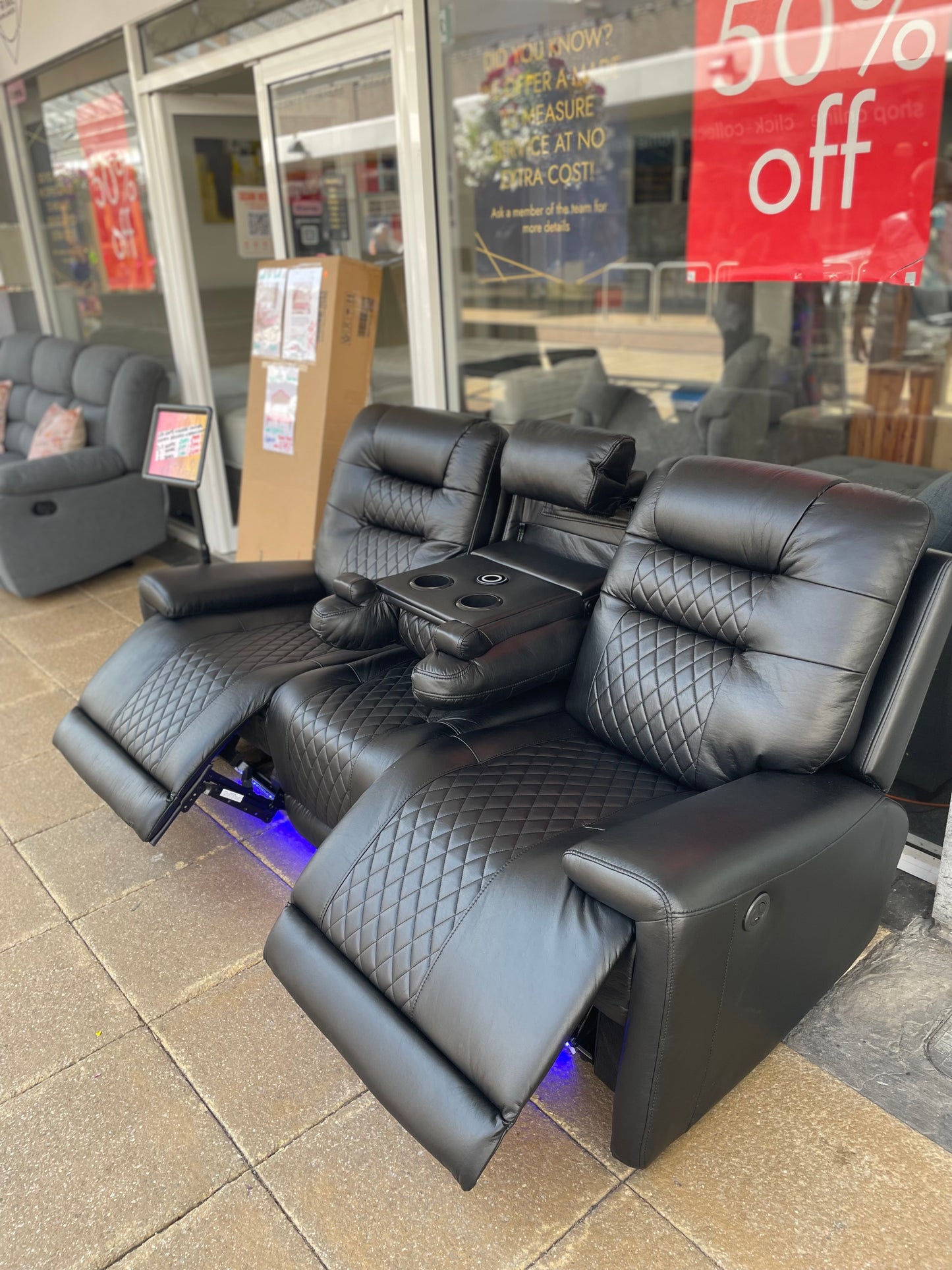 Harrison Lux Power Recliner 3 Seater Sofa