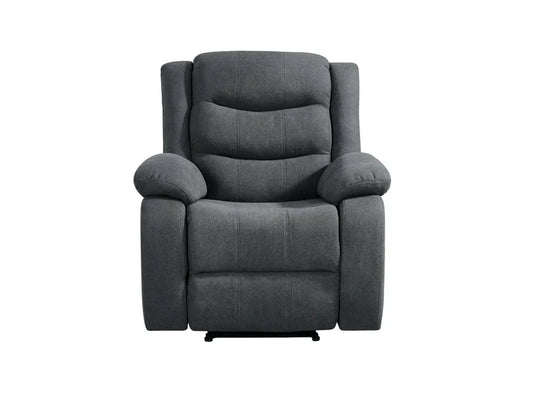 Barry Pro Electric Recliner Armchair - Grey Fabric