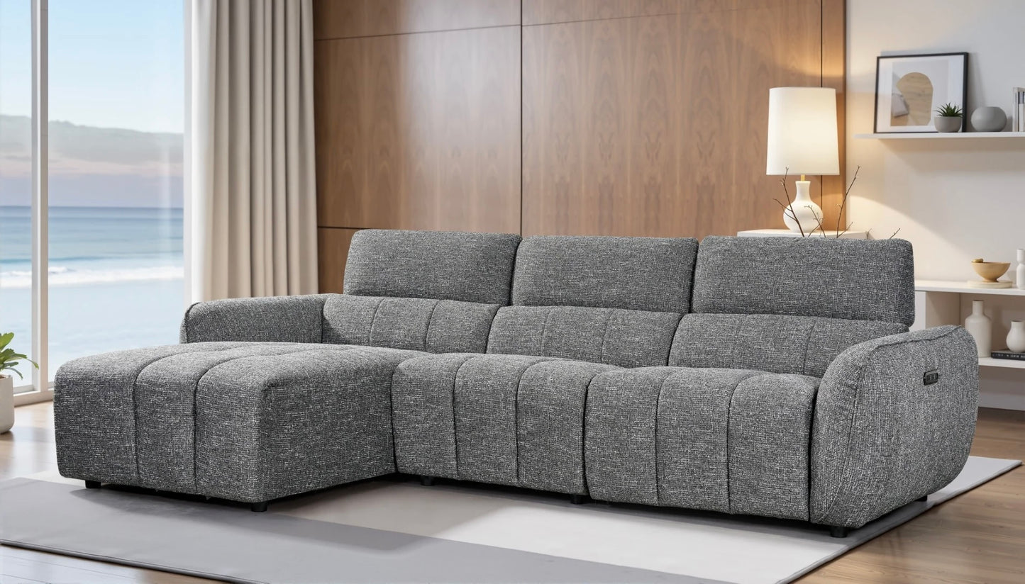 Turin Power Recliner Corner Sofa