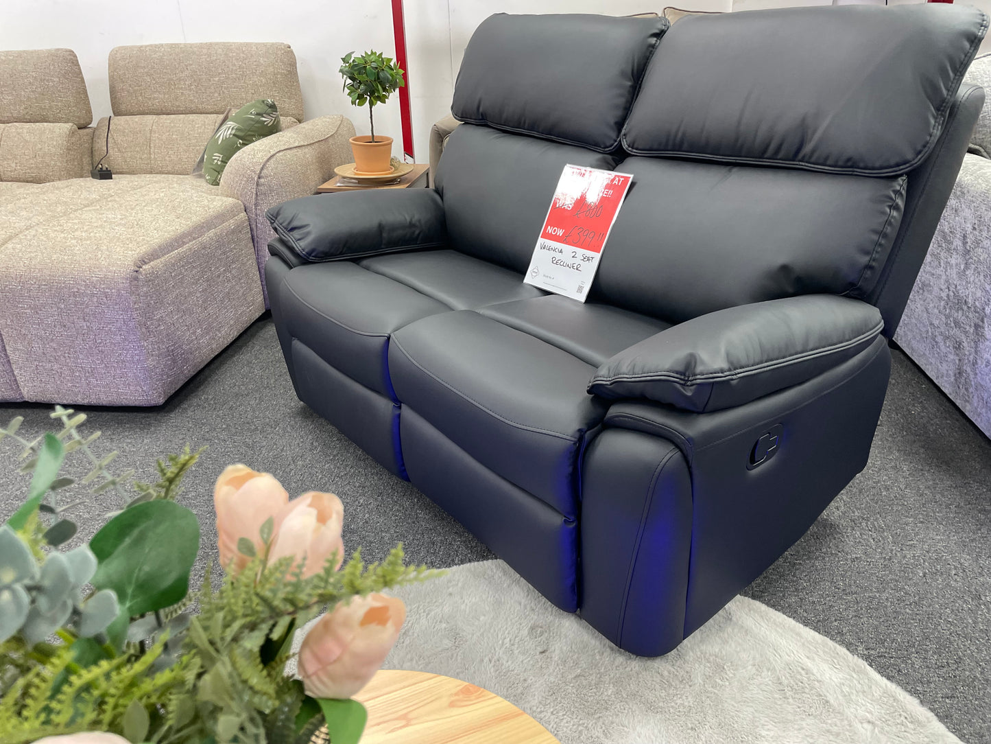 Valencia Recliner 2 Seater Sofa