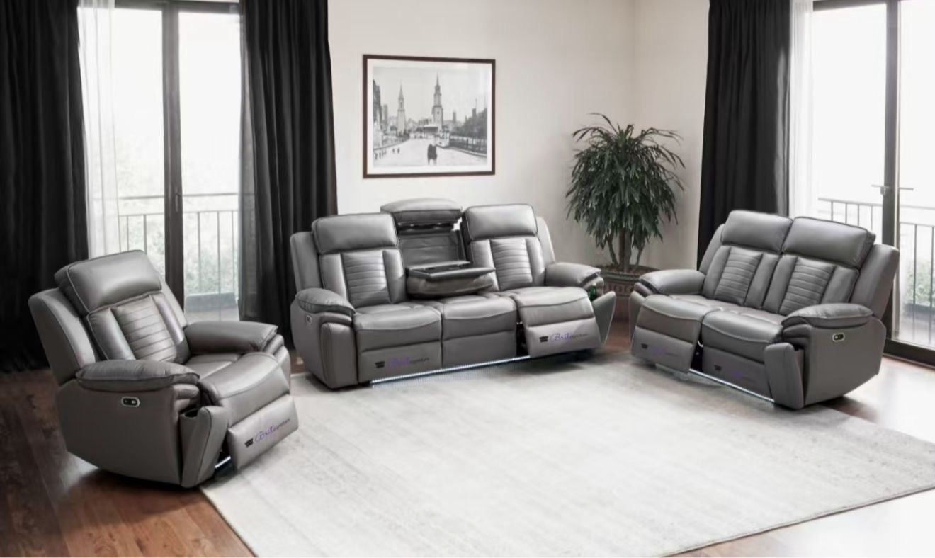 Sevilla Power Recliner Wireless Charger 3+2 Suite