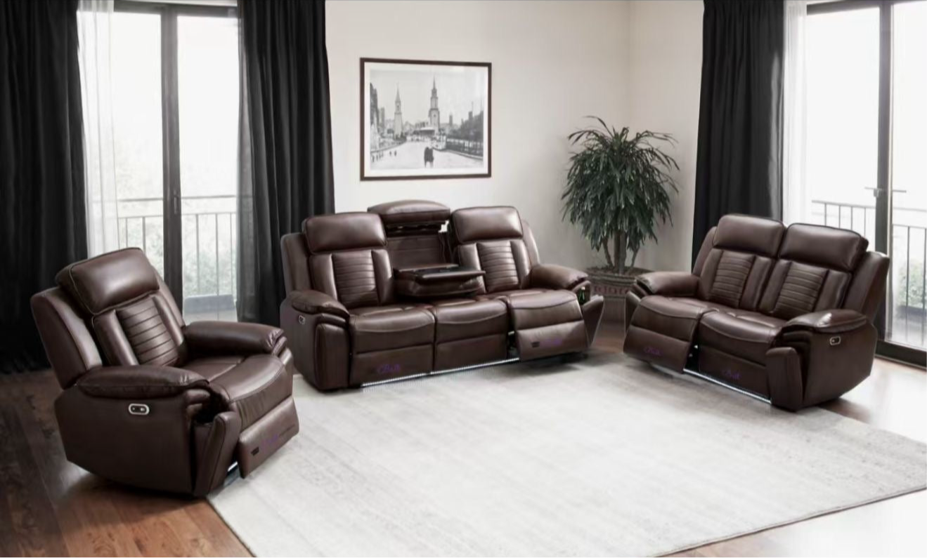 Sevilla Power Recliner Wireless Charger 3+2 Suite