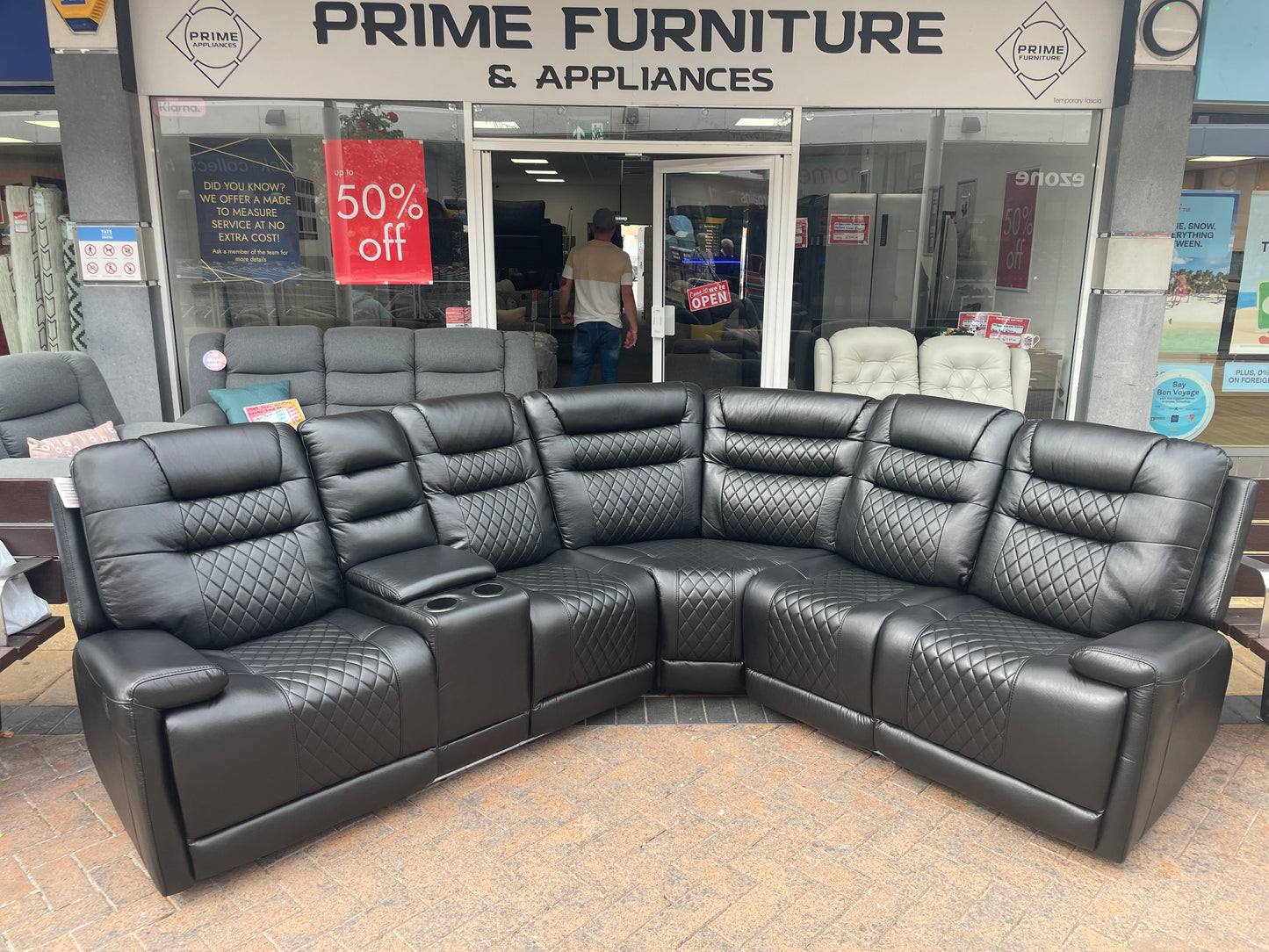 Harrison Lux Power Recliner Corner Sofa