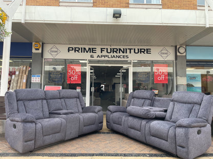 Ex-Display Buenos Recliner Sofa Suite