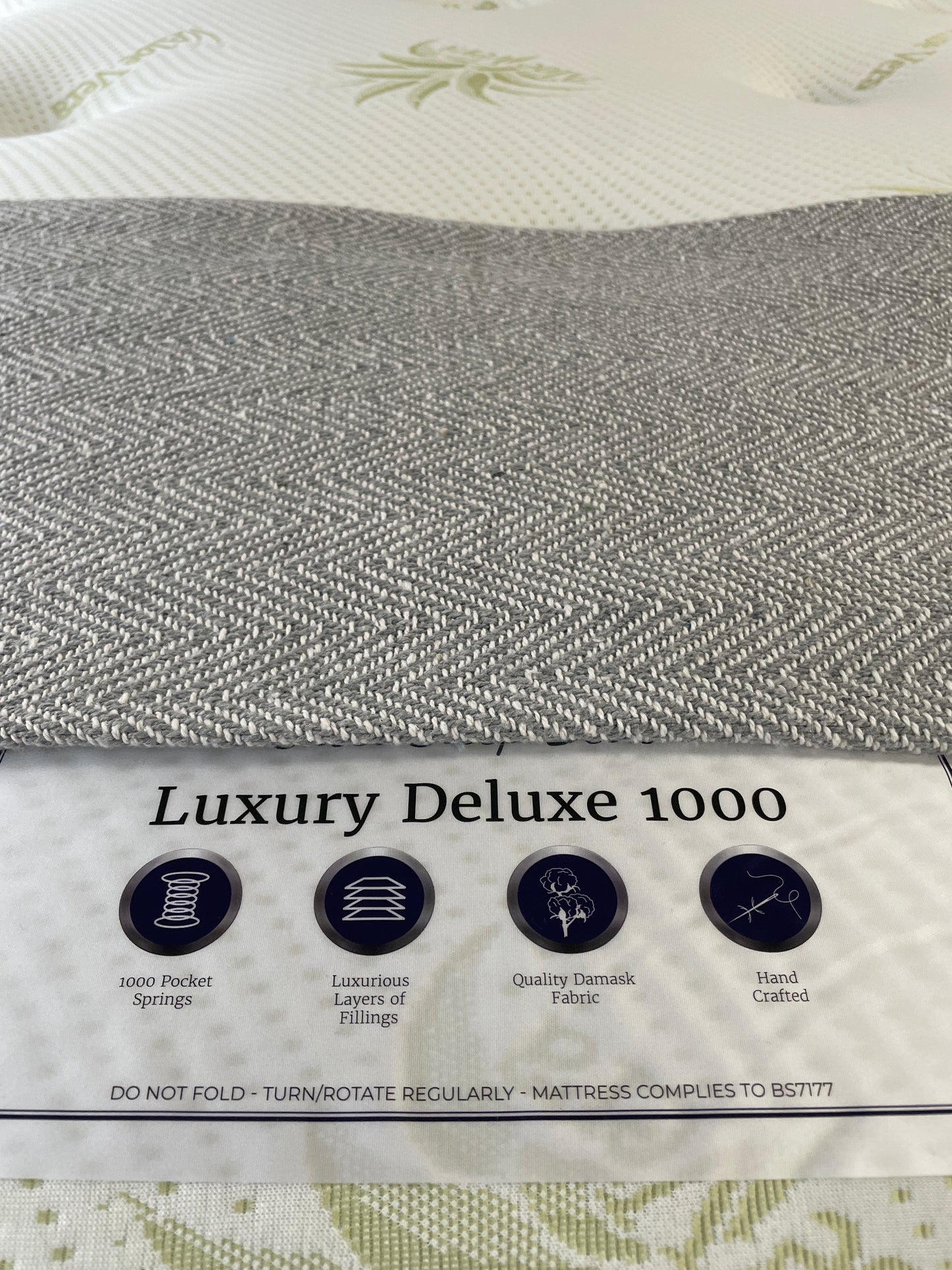 Maddy Lux 2 Drawer Bed & Mattress Set