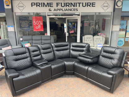 Harrison Lux Power Recliner Corner Sofa