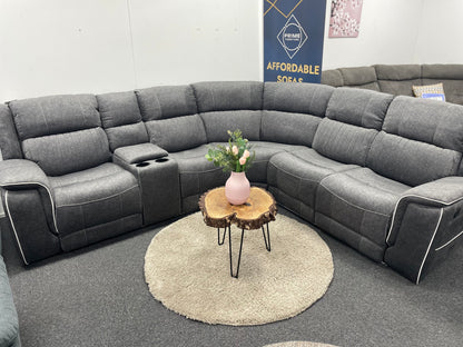 Ex-Display Havana Power Recliner Corner Sofa