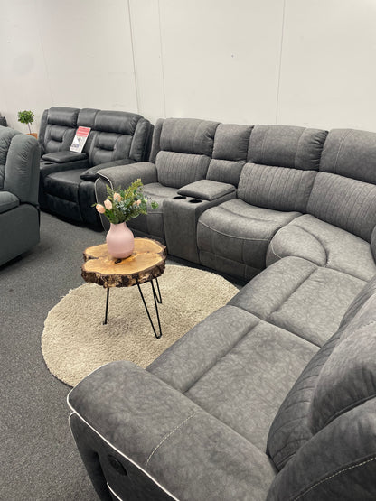 Ex-Display Havana Power Recliner Corner Sofa
