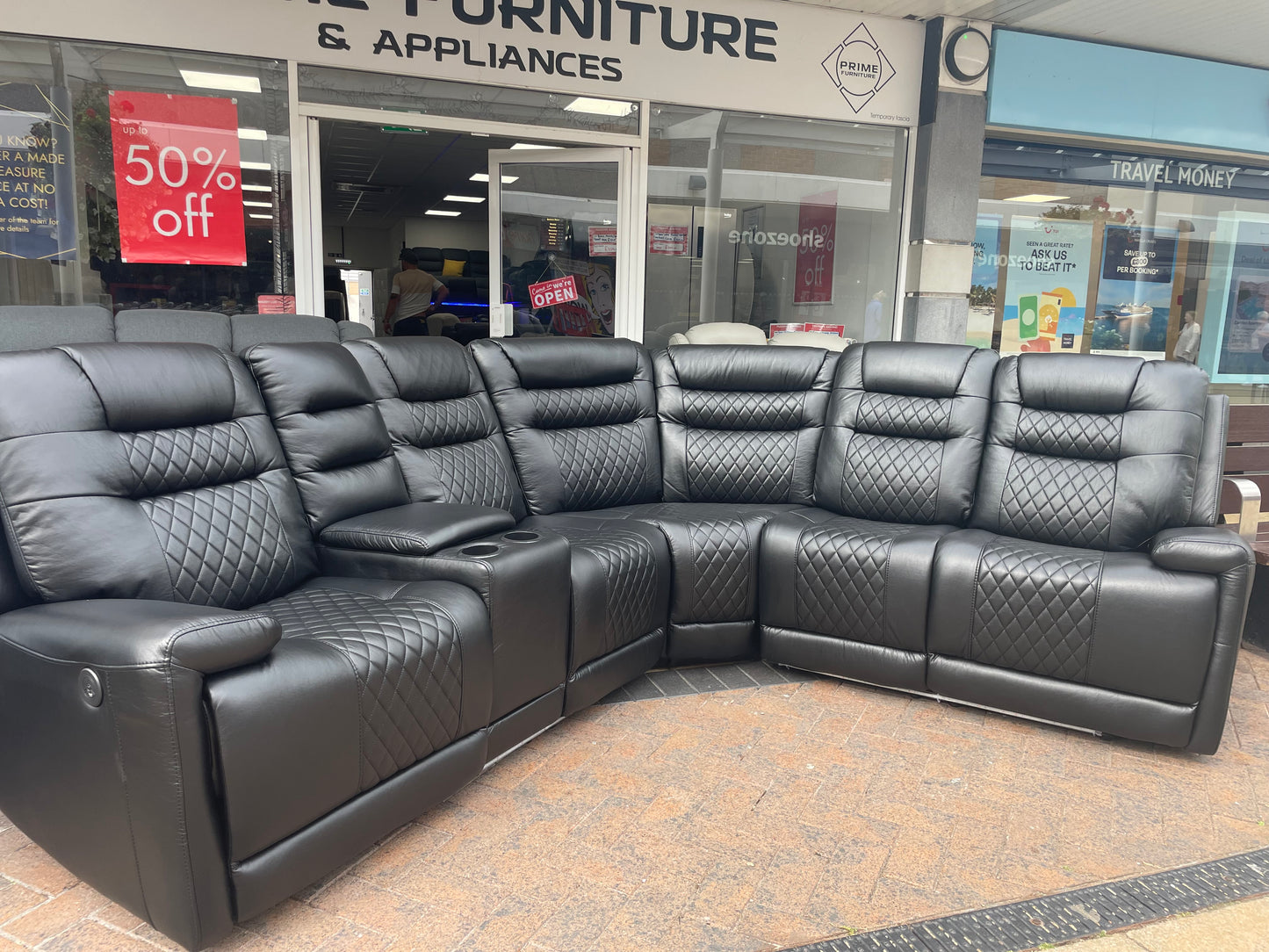 Harrison Lux Power Recliner Corner Sofa