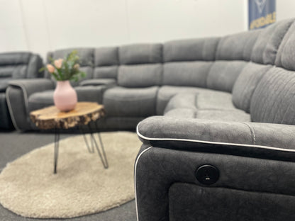 Ex-Display Havana Power Recliner Corner Sofa