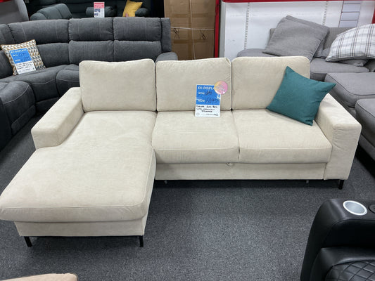 Ex Display Corner Sofa Bed with Storage