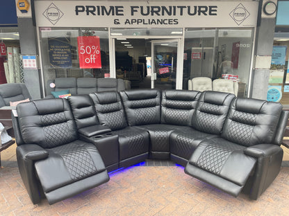 Harrison Lux Power Recliner Corner Sofa