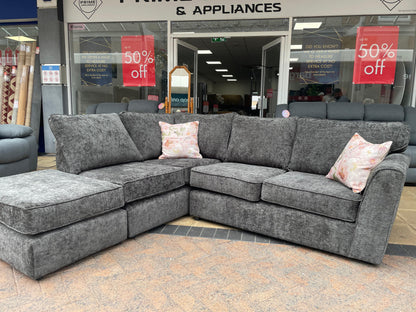 Miama Corner Sofa With Footstall
