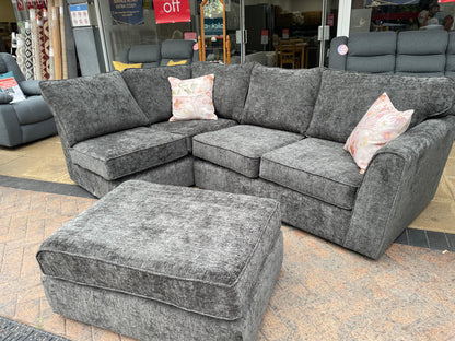 Miama Corner Sofa With Footstall